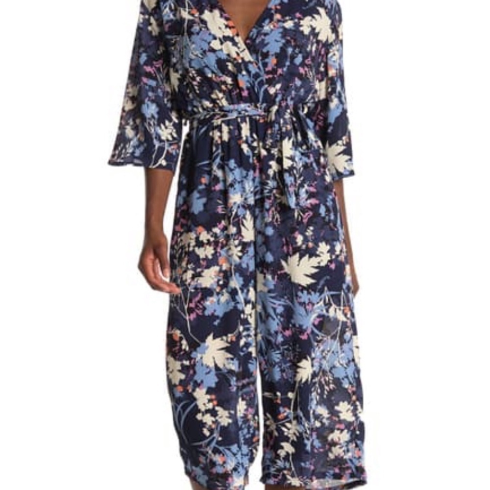 Floral v neck Jumper